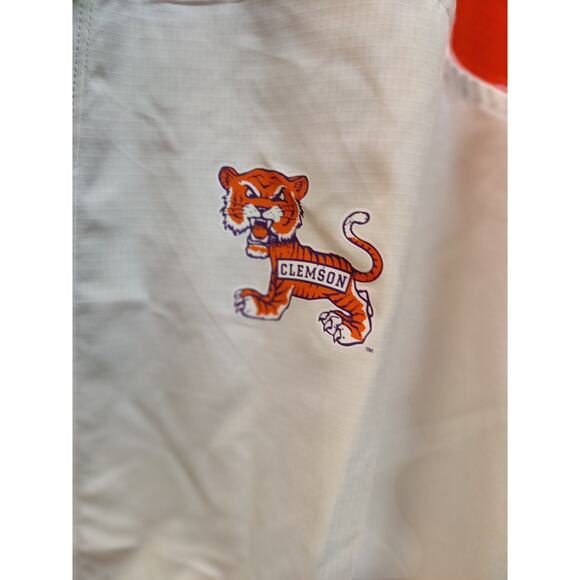 Columbia Clemson Tigers Quarter-Zip Jacket Size XXL White KO0090 - 102 - Picture 4 of 8